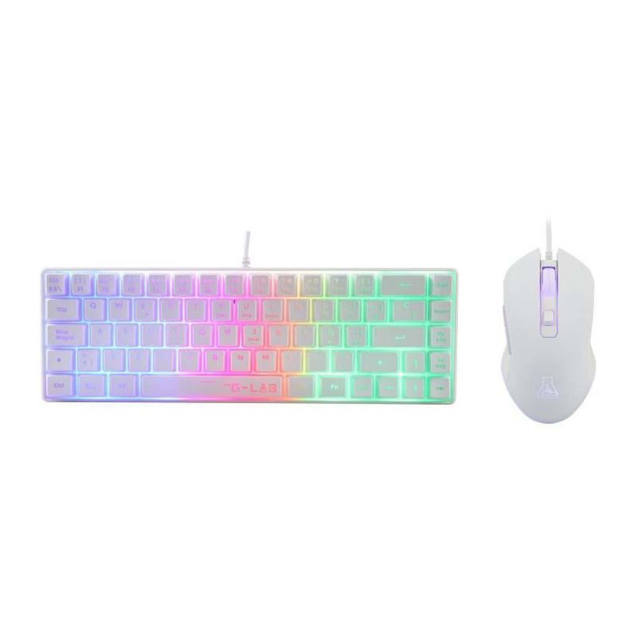 THE G-LAB Pack Gamer 2 en 1 - THE G-LAB - COMBO HYDRO - Souris Filaire - Clavier Filaire