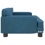 Voir la diapositive 4 : VIDAXL Lit pour chien bleu 70x45x30 cm velours