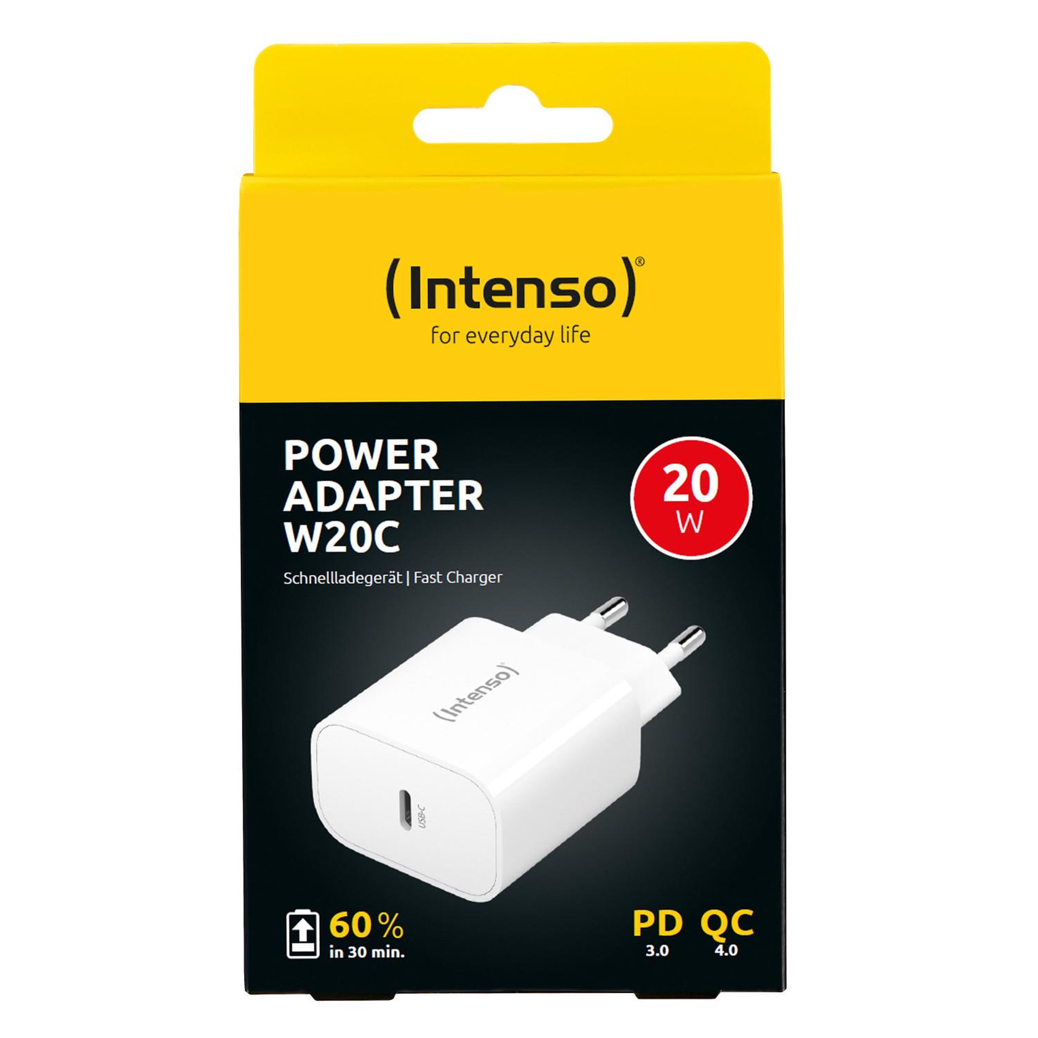 Voir la diapositive 3 : Intenso Intenso POWER ADAPTER USB-C/7802012 Universel Blanc Secteur Charge rapide Intérieure