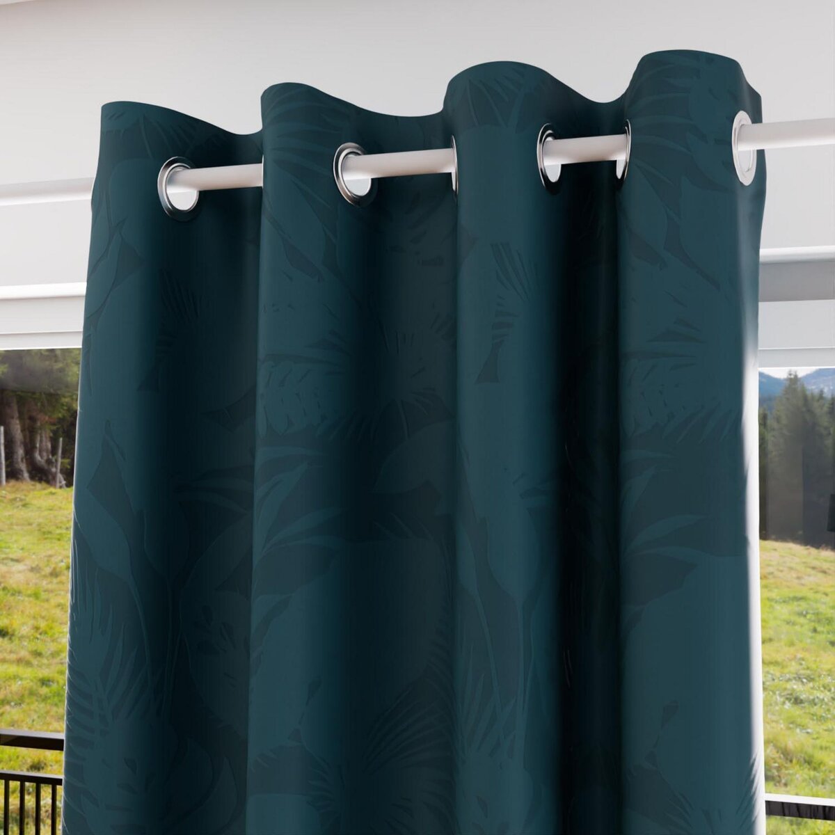 SOLEIL D'OCRE Rideau occultant à oeillets 135x250 cm TROPIC, par Soleil d'Ocre