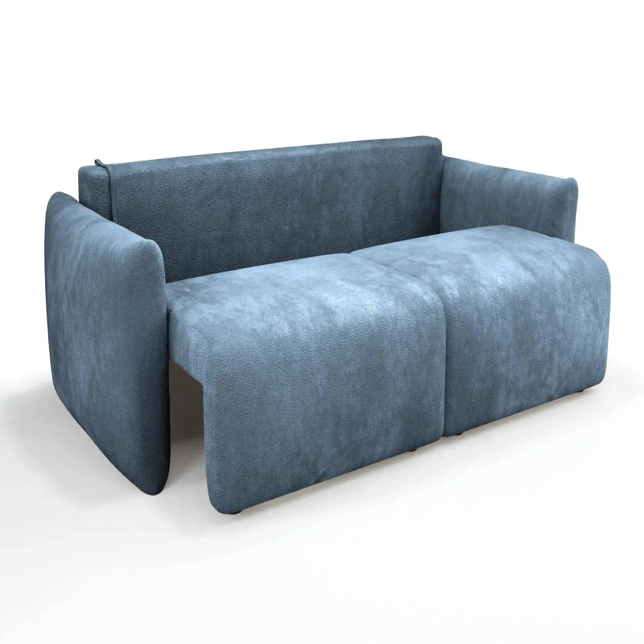 Voir la diapositive 4 : CASANOVA PARIS Elio - canapé convertible tissu bouclette