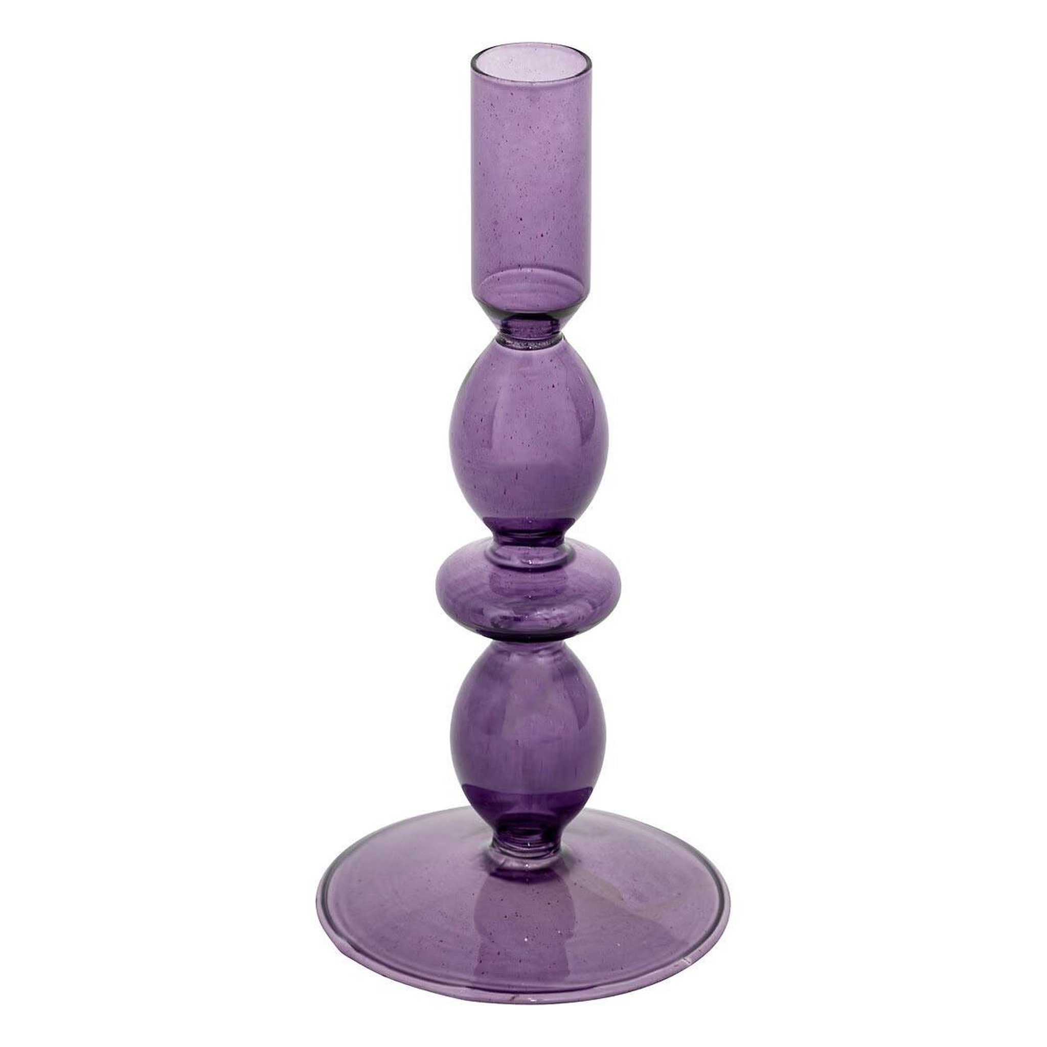 ATMOSPHERA Chandelier en verre design  bulles  19cm violet