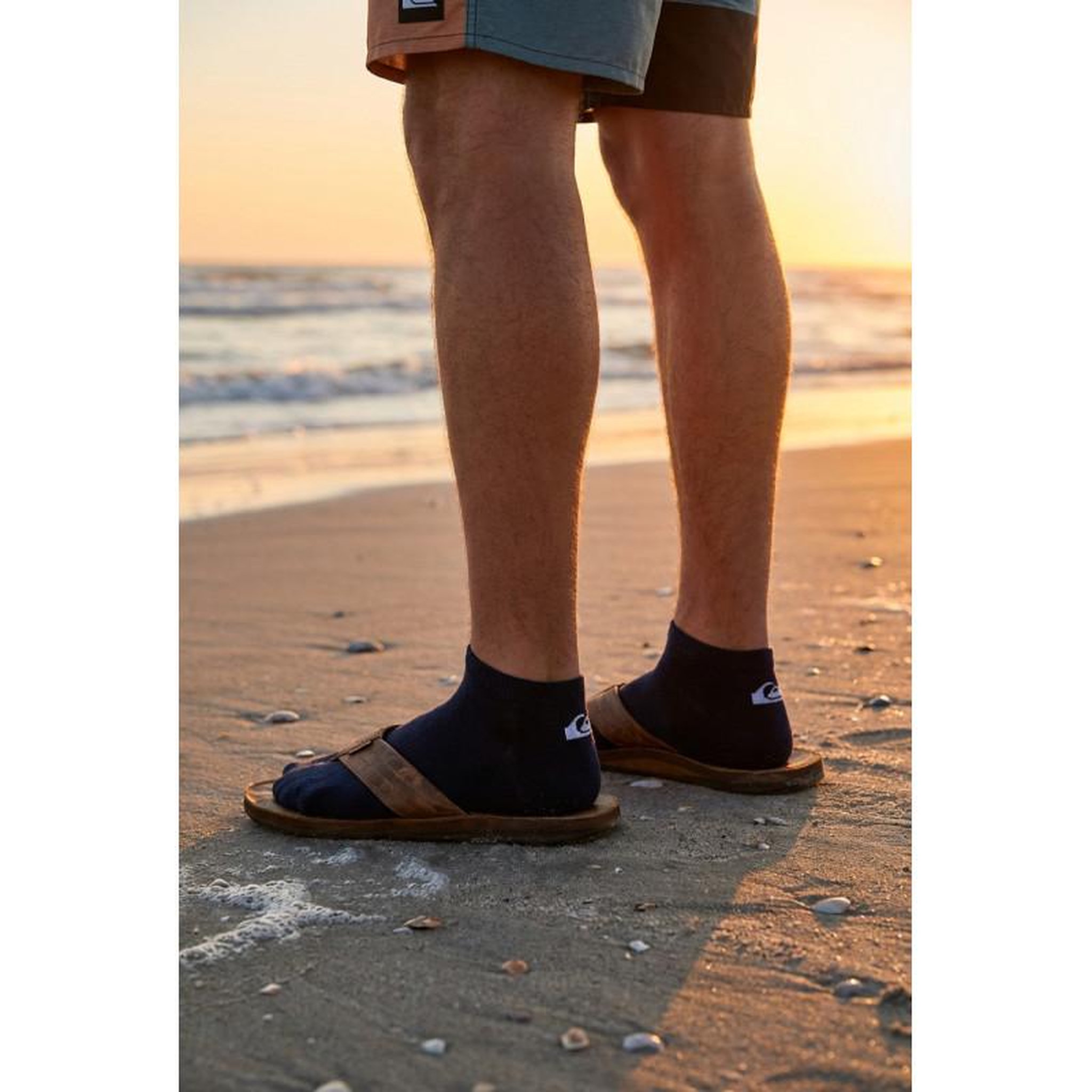 Voir la diapositive 2 : QUIKSILVER Quiksilver pack de chaussettes homme sneaker– lot 6 paires sport