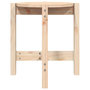 Voir la diapositive 5 : VIDAXL Table basse Ø 42,5x45 cm Bois massif de pin