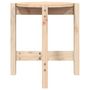 Voir la diapositive 5 : VIDAXL Table basse Ø 42,5x45 cm Bois massif de pin