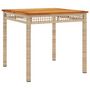 Voir la diapositive 5 : VIDAXL Ensemble a manger de jardin et coussins 3 pcs Beige poly rotin