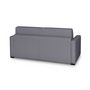 Voir la diapositive 4 : Canapé convertible système couchage express matelas 140x190 17cm 3 places en tissu DYLAN 