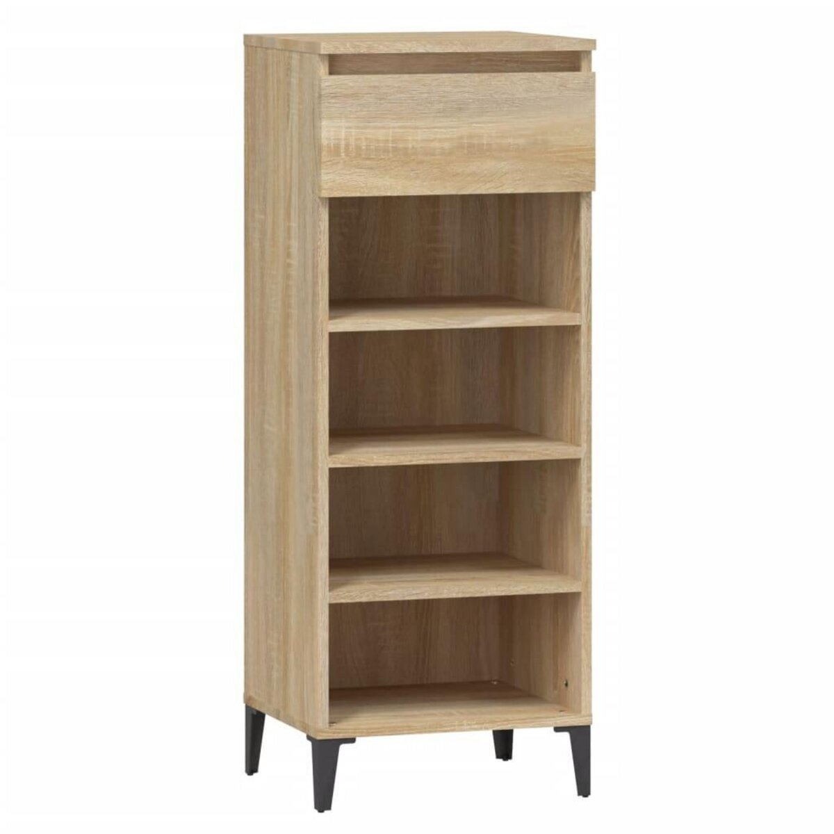 VIDAXL Etagere a chaussures Chene sonoma 40x36x105cm Bois d'ingenierie