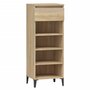 Voir la diapositive 2 : VIDAXL Etagere a chaussures Chene sonoma 40x36x105cm Bois d'ingenierie