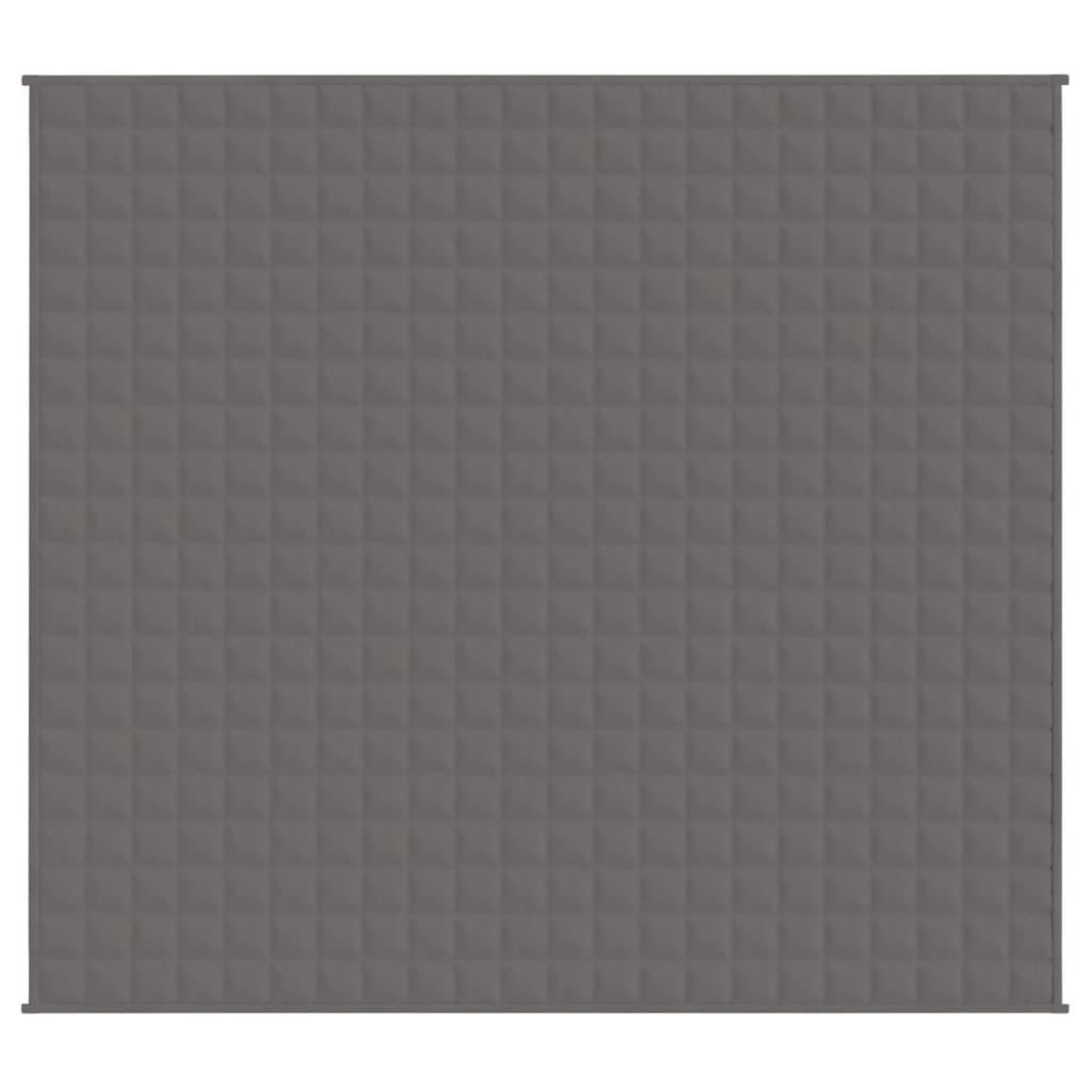 Voir la diapositive 3 : VIDAXL Couverture lestee Gris 200x225 cm 9 kg Tissu