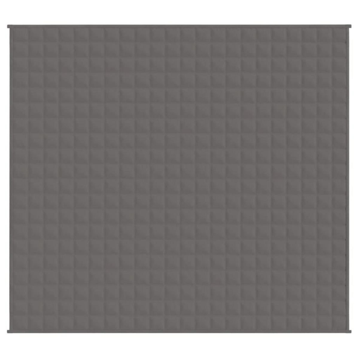 VIDAXL Couverture lestee Gris 200x225 cm 9 kg Tissu