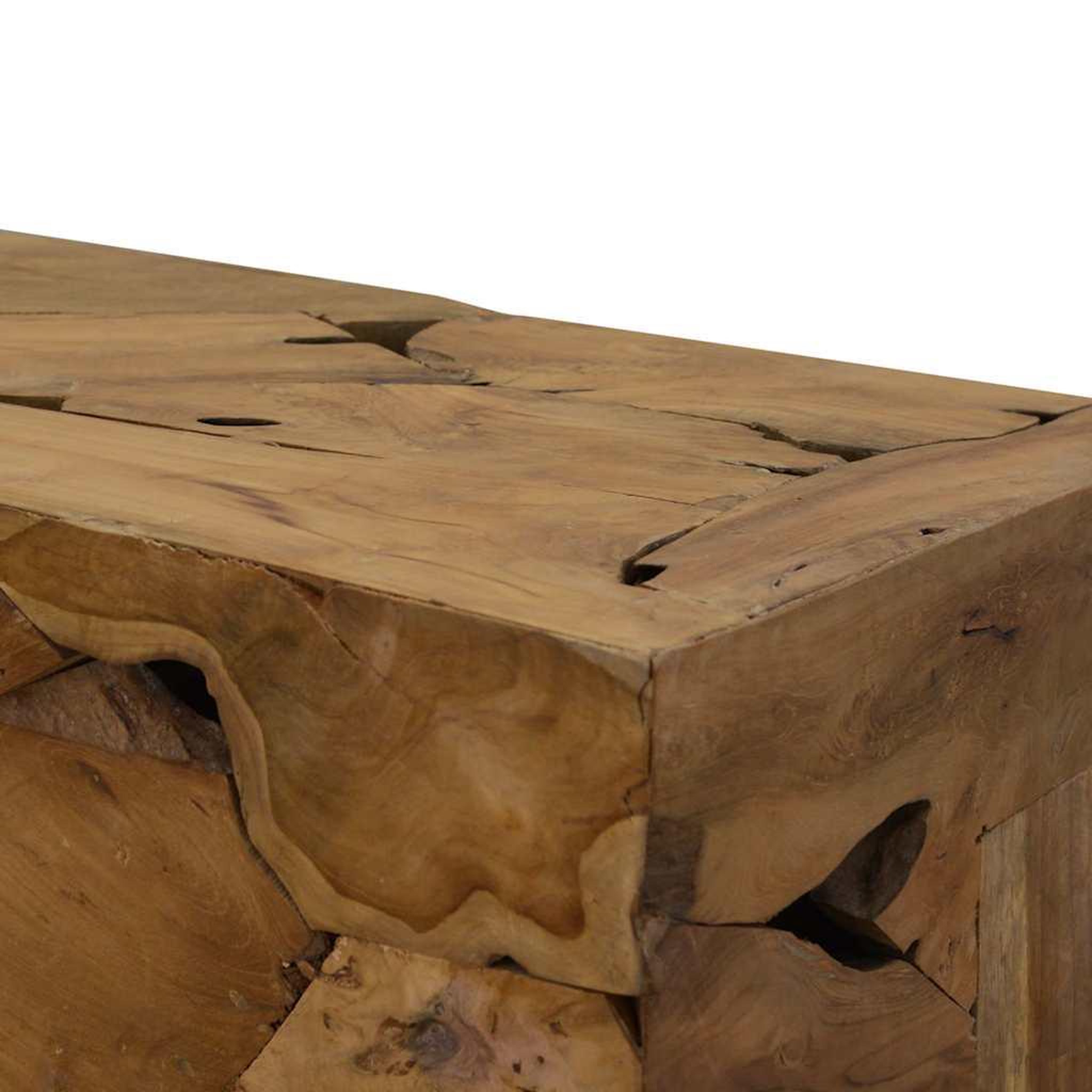 Voir la diapositive 5 : VIDAXL Table basse 90x50x30 cm teck veritable marron