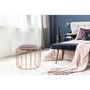 Voir la diapositive 3 : Paris Prix Pouf & Table d'Appoint  Comfortable  50cm Violet Clair & Rose