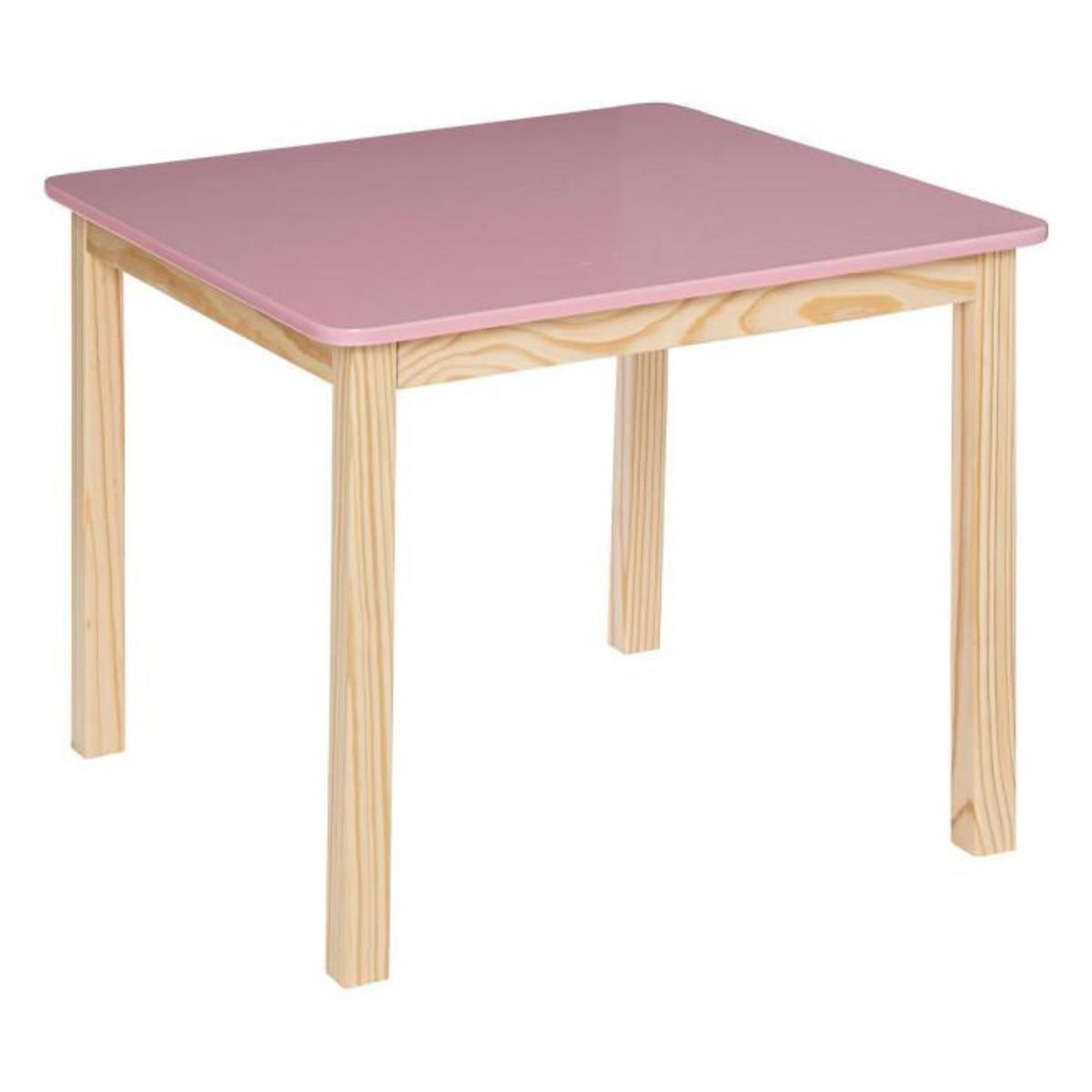 Atmosphera Kids Table Enfant en Bois  Classic  60cm Rose