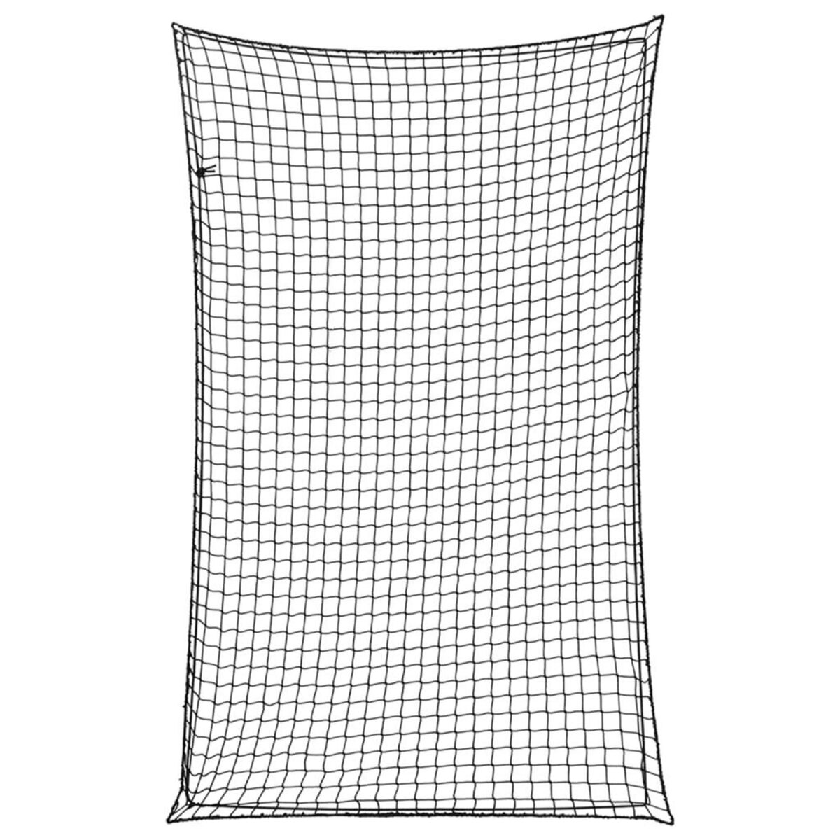 VIDAXL Filet pour remorque avec corde elastique noir 4x2,5 m PP