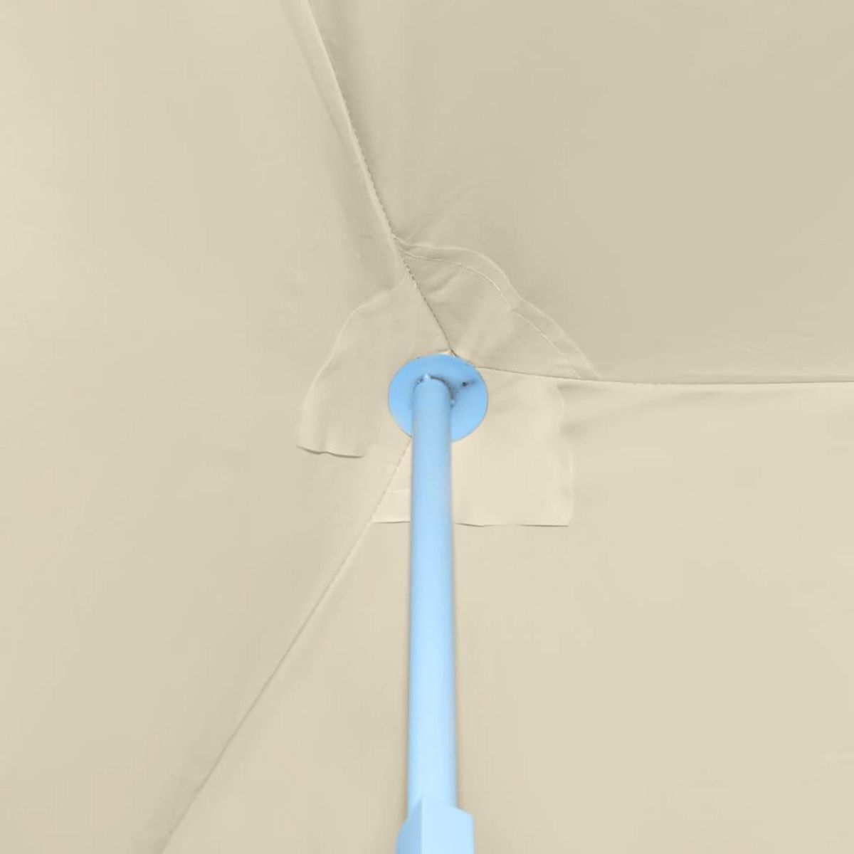 VIDAXL Tente de reception pliable escamotable avec 5 parois 3x9m creme