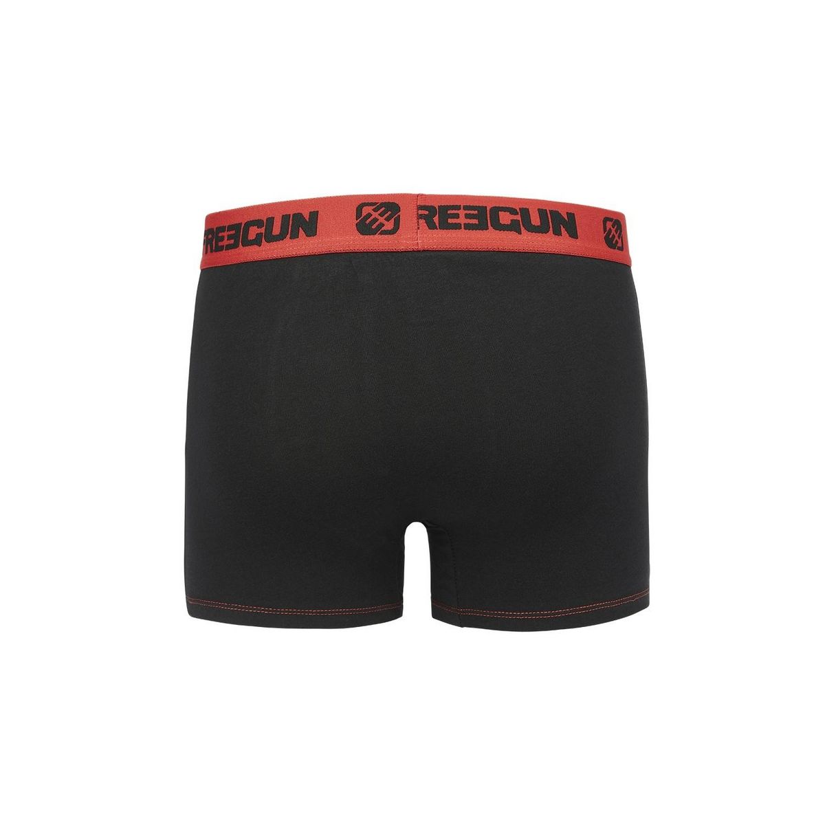 FREEGUN Lot de 4 Boxers garçon coton Rouge