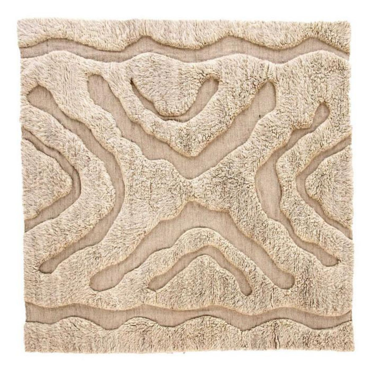 Paris Prix Tapis Déco en Laine  Trondheim x Josefin  400x402cm Beige
