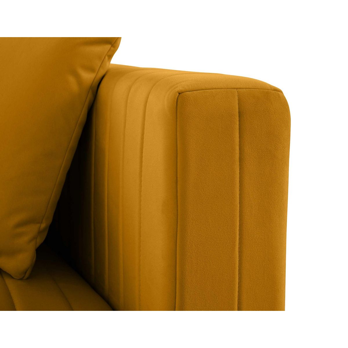 LISA DESIGN Nova - module d'assise droit - en velours