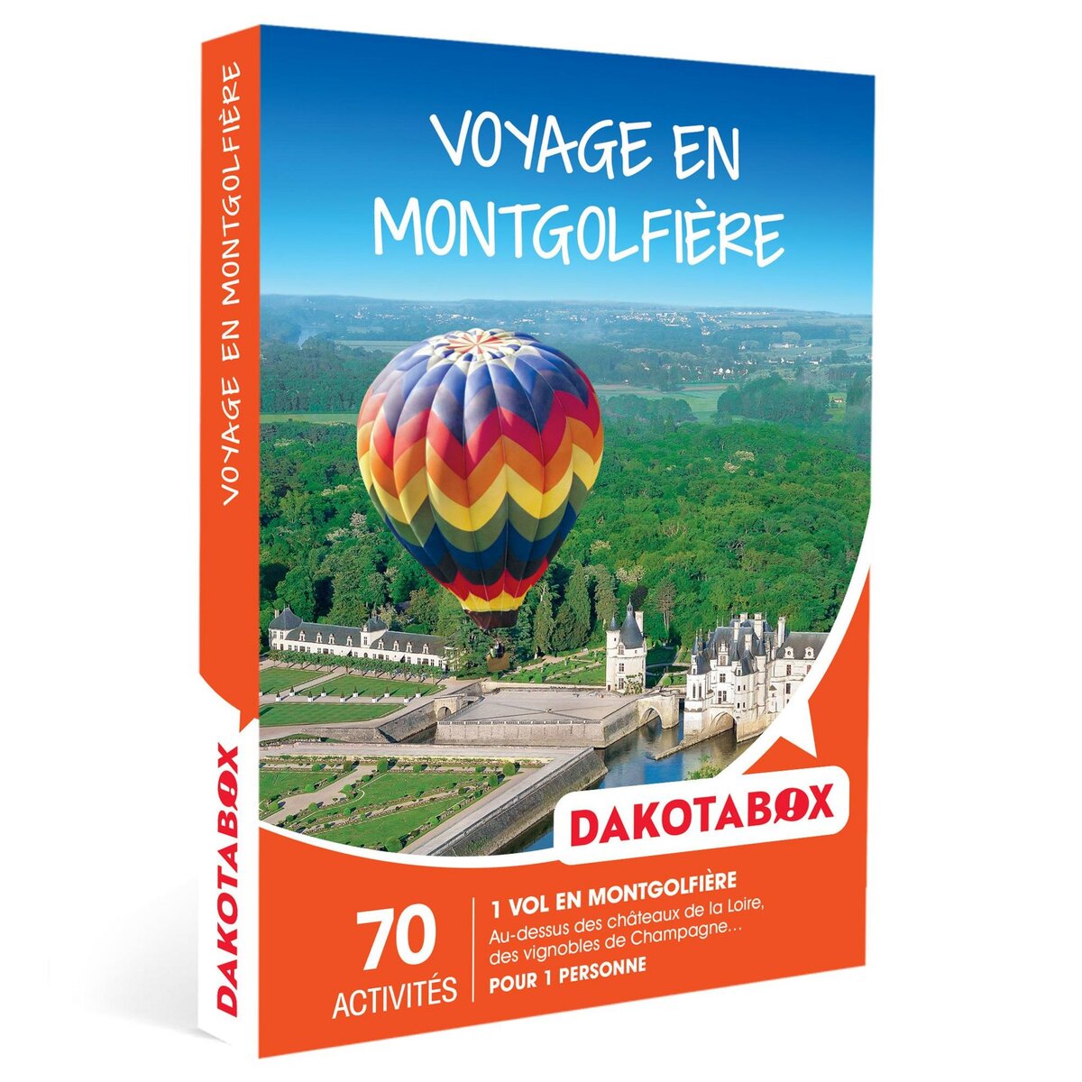 Dakotabox Voyage en montgolfière - Coffret Cadeau Sport & Aventure
