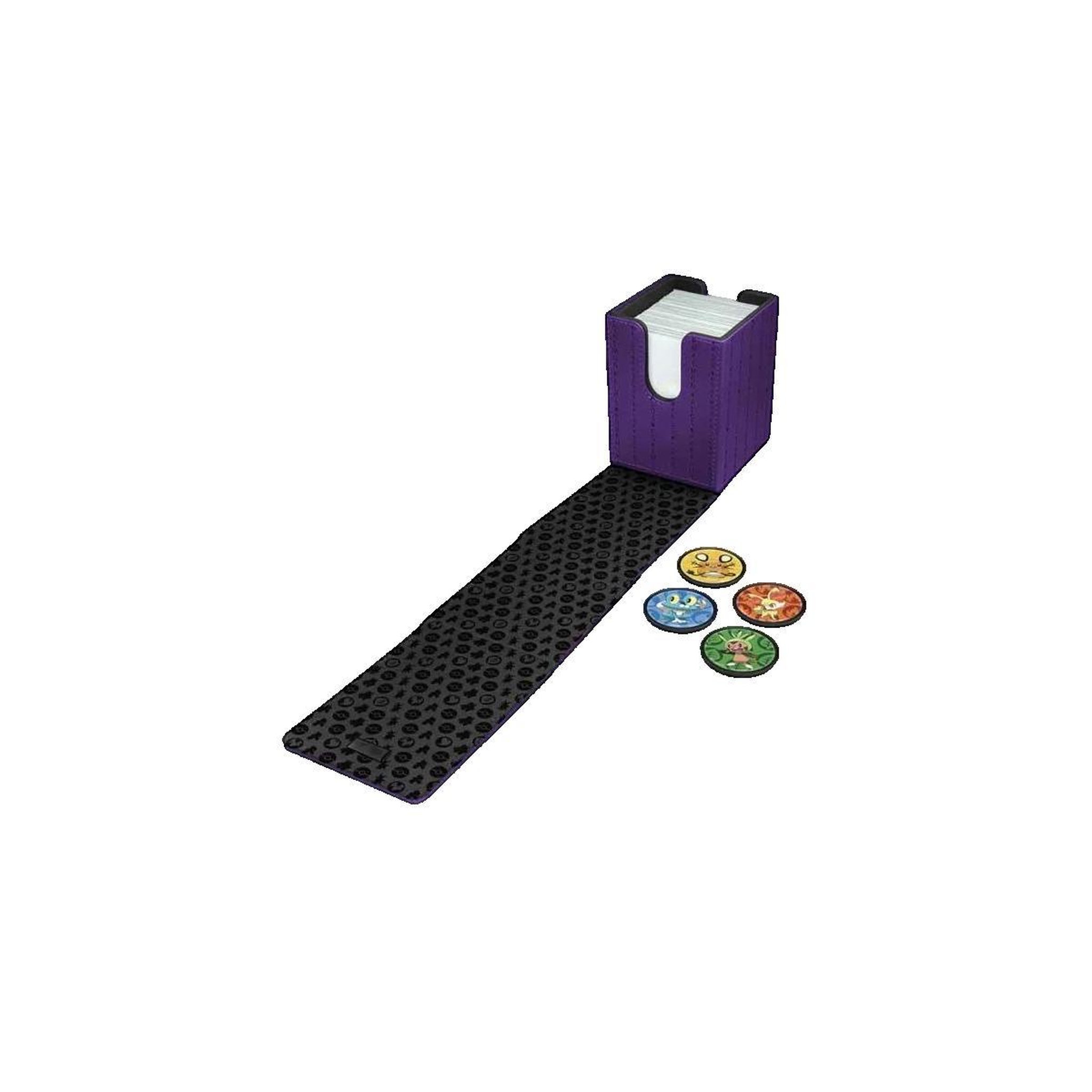 Voir la diapositive 2 : Ultra Pro Boîtier de Deck Ultra Pro violet pour cartes Pokémon Kalos