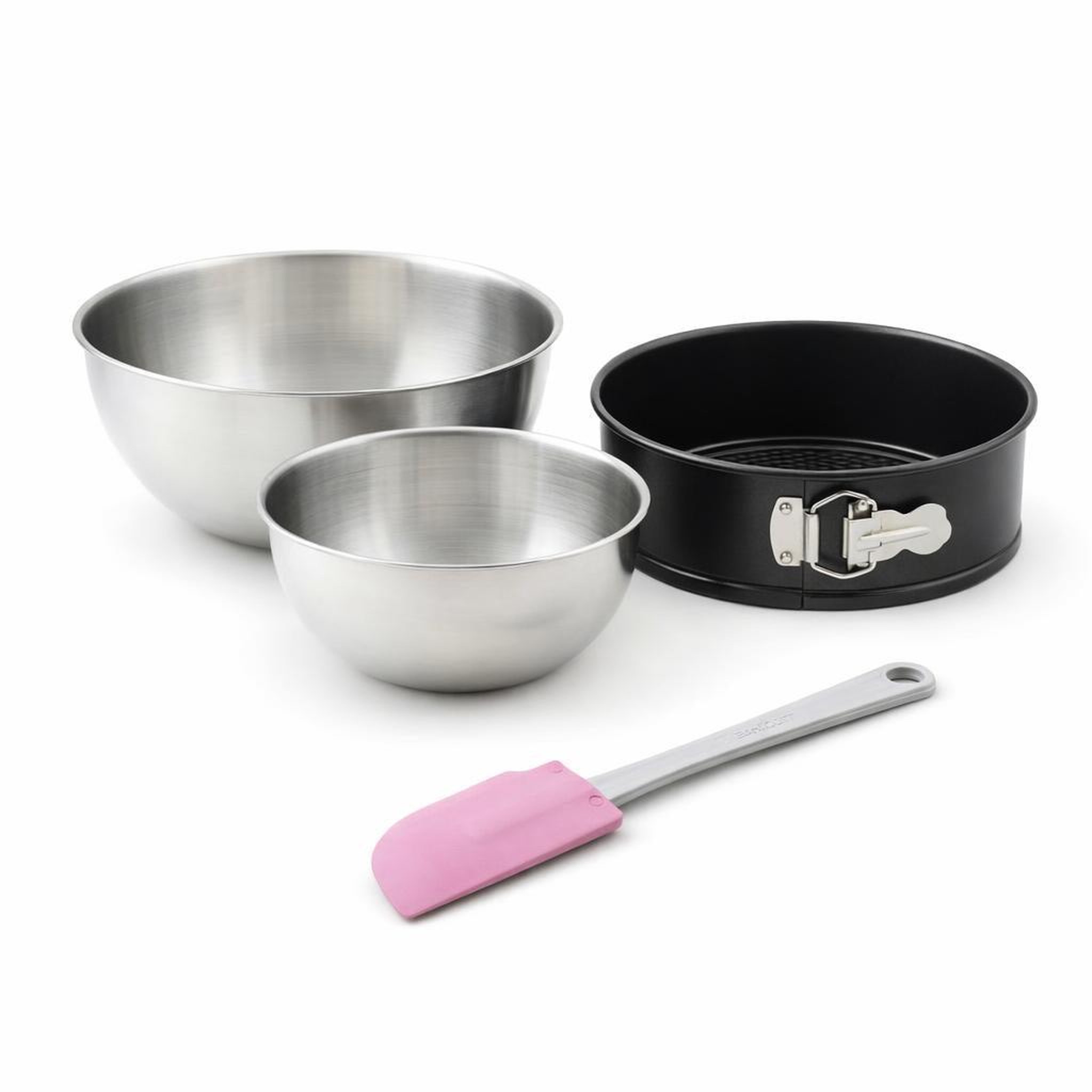 ZENKER Set de 4 ustensiles de pâtisserie moule à gâteaux 2 bols et spatule pâtisserie spécial crountries spécial crountries zenker  spécial crountries