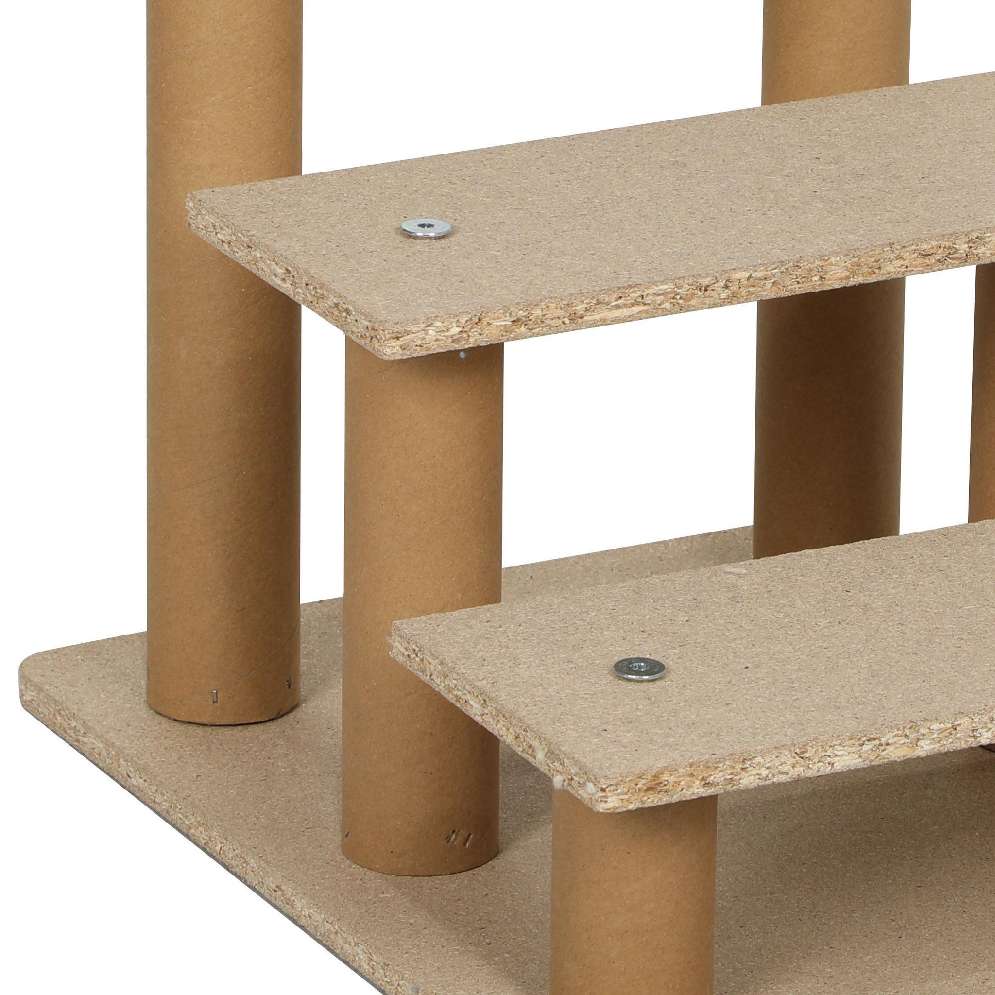 Voir la diapositive 5 : PAWHUT Escalier pour chien à 3 marches déhoussable lavable - 46 x 35 x 35 cm - gris