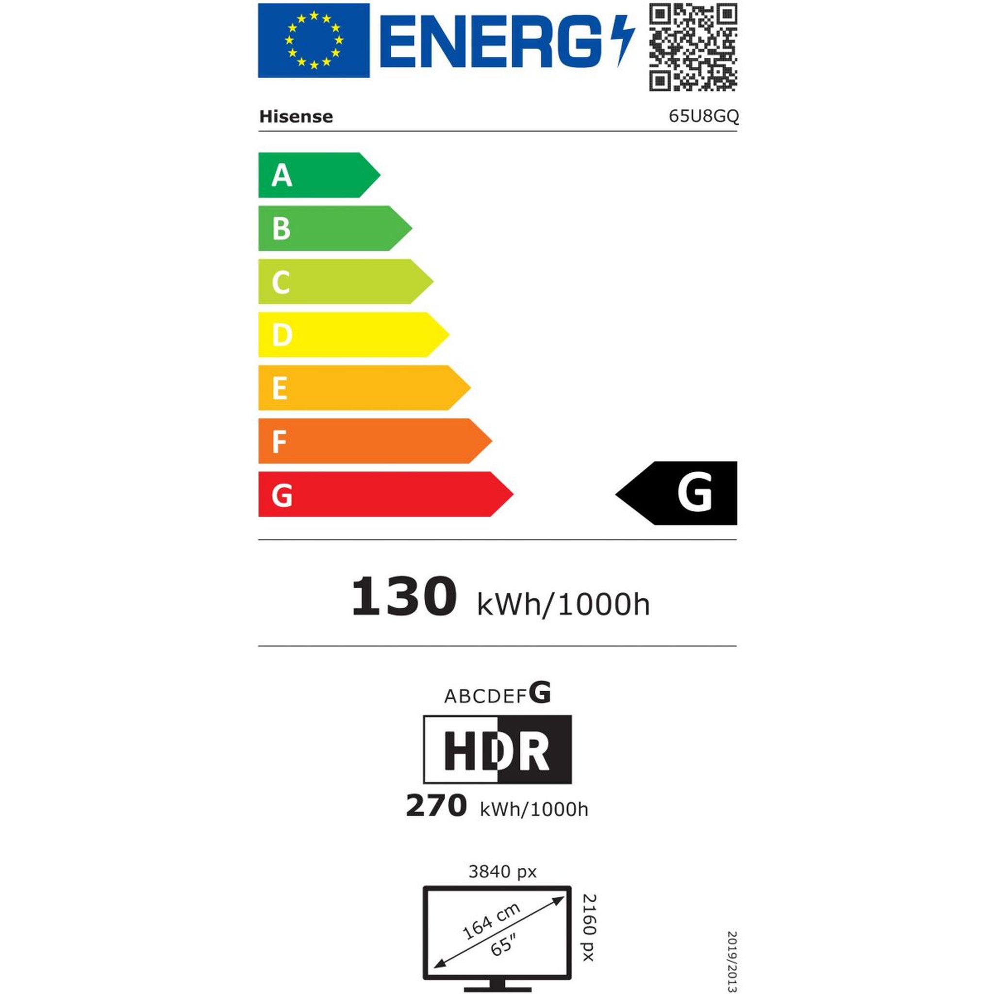 Voir la diapositive 3 : Hisense TV QLED 65U8GQ