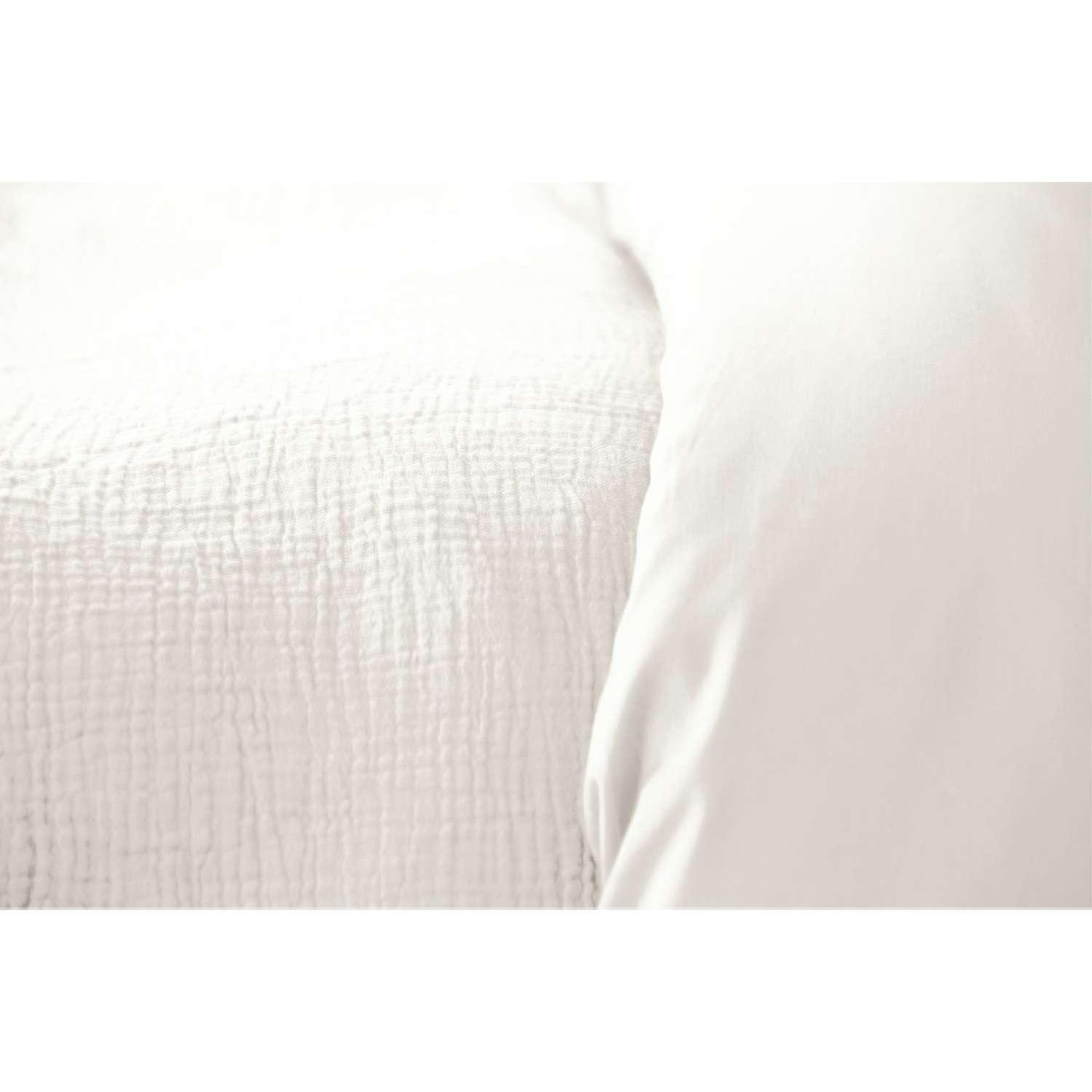 Voir la diapositive 4 : COTE DECO Parure de lit - Double gaze de coton
