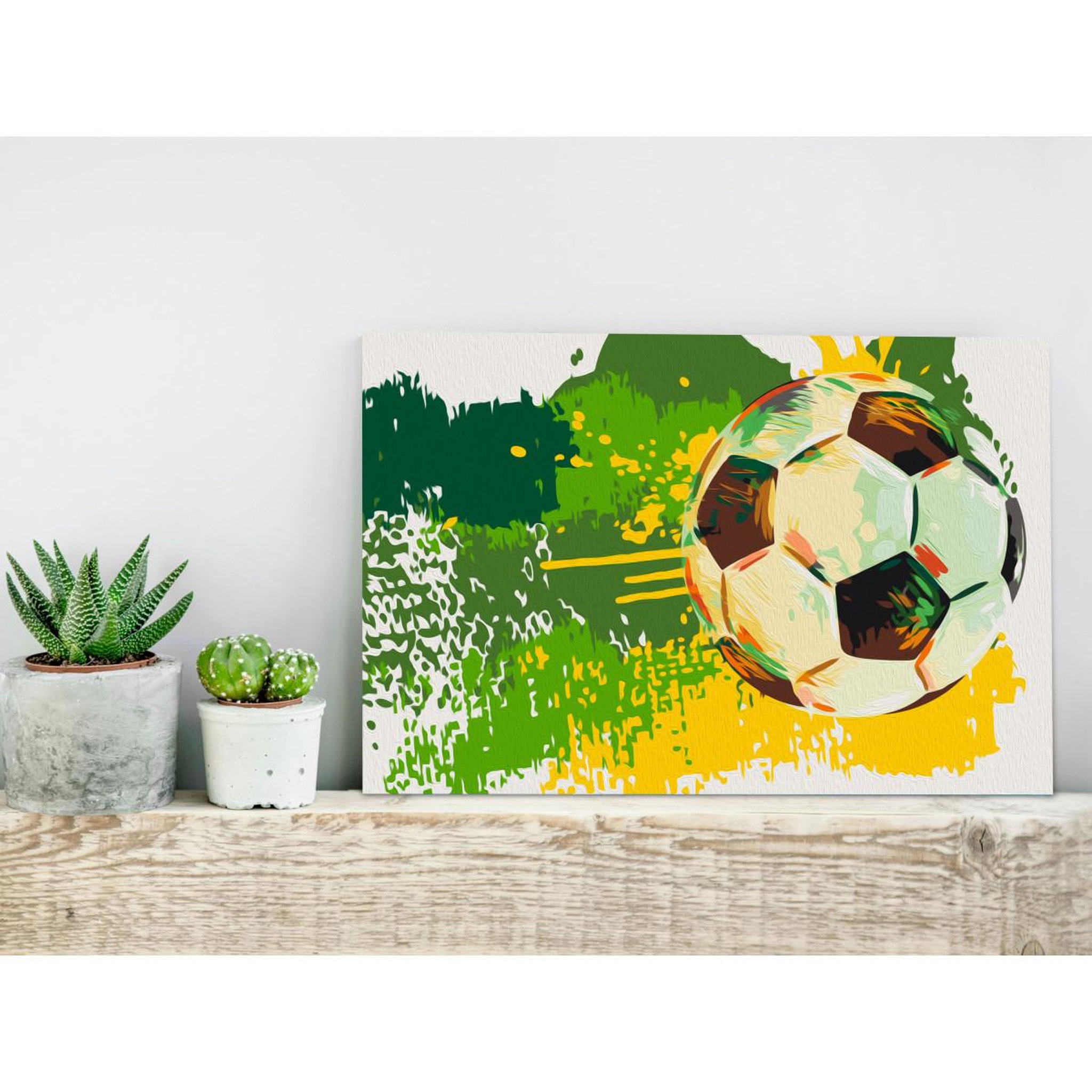 Voir la diapositive 2 : Paris Prix Tableau à peindre soi-même  football emotions  40x60cm