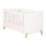 Voir la diapositive 2 : BABY PRICE  Lit bébé évolutif Little Big Bed 140x70cm JOY coloris naturel  