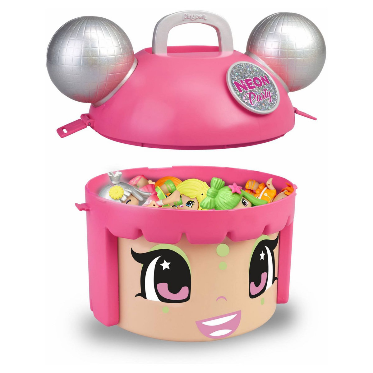 GP TOYS Tête Pinypon Neon Party avec 5 figurines