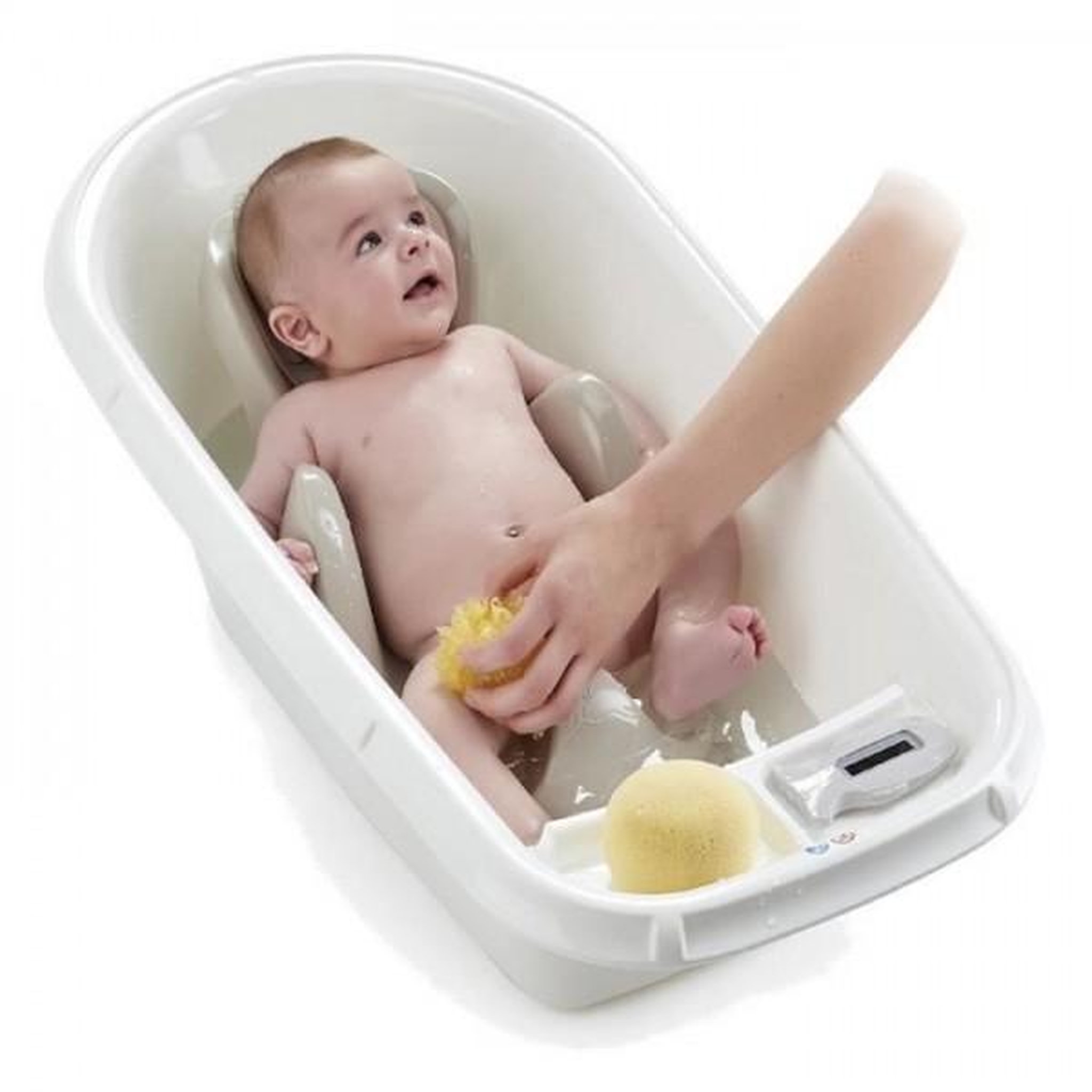Voir la diapositive 2 : THERMOBABY Transat - Anneau THERMOBABY TRANSAT DE BAIN BABYCOON© Gris Charme