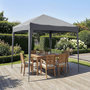 Voir la diapositive 2 : Habitat et Jardin Tonnelle de jardin pliante  Svetlana 3  - 9 m² - 3 x 3 m - Gris