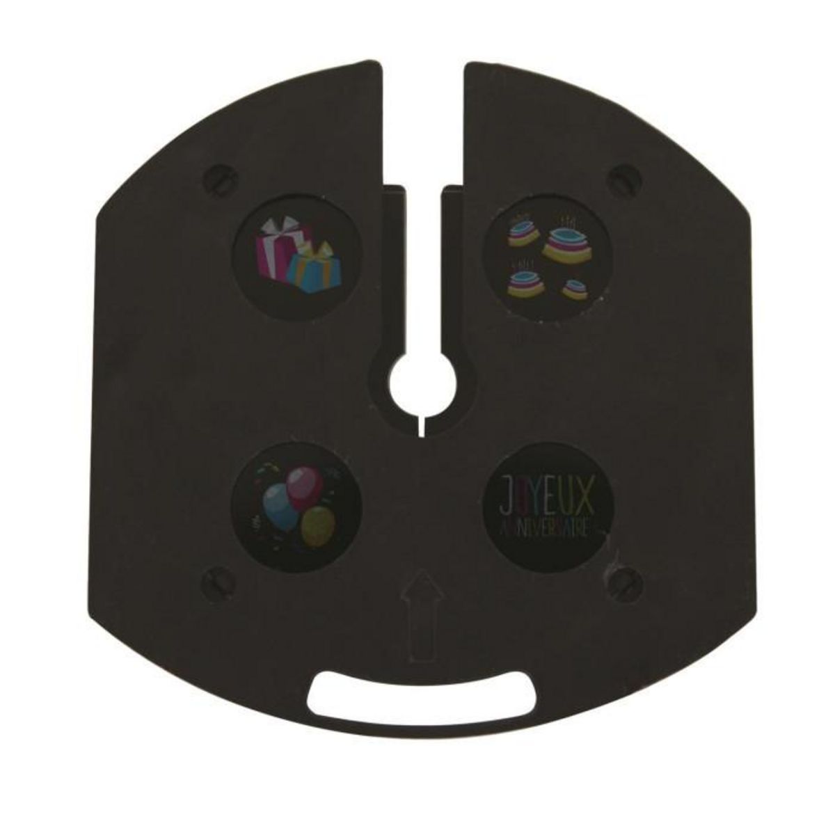 Paris Prix Projecteur à Led Design  4 Disques  16cm Noir