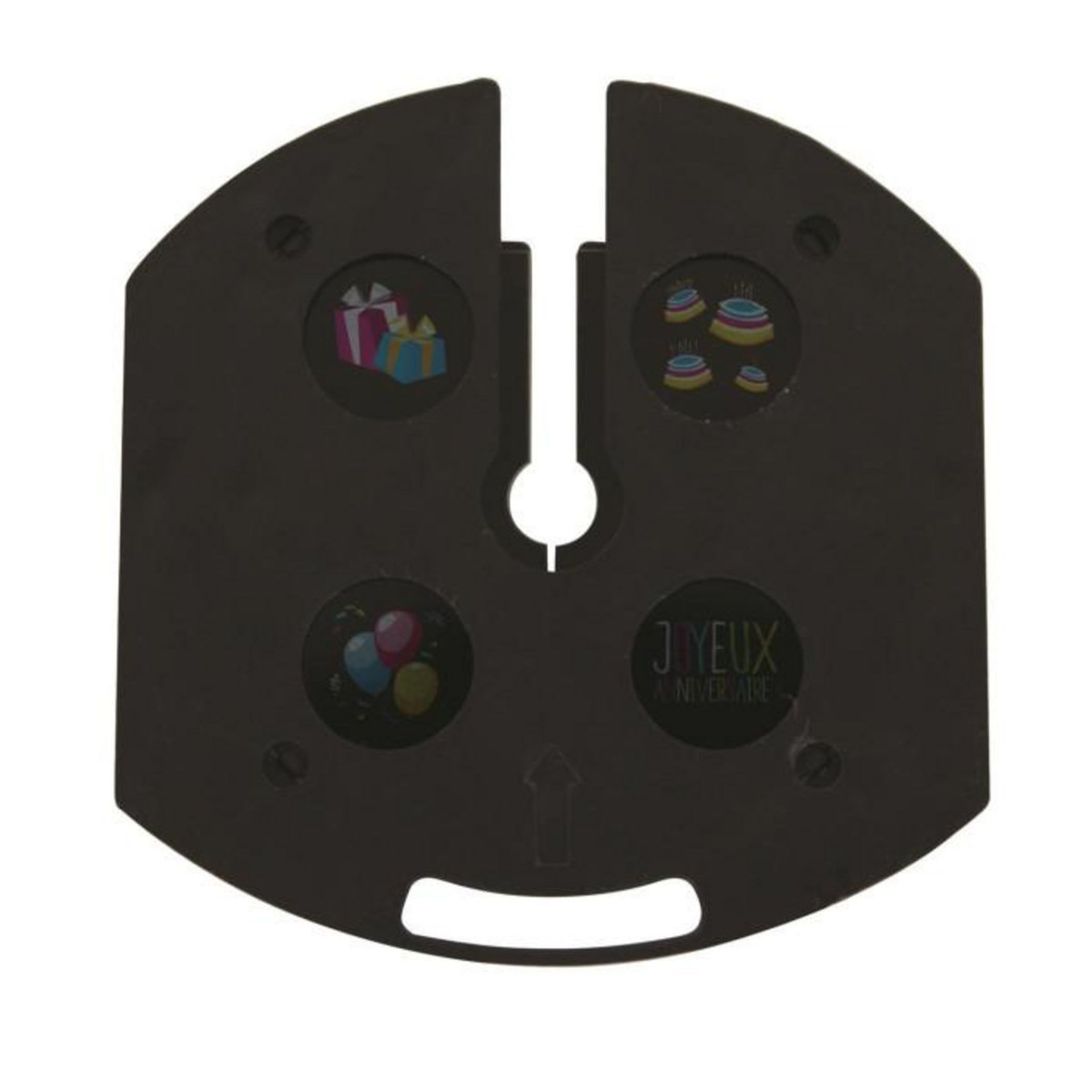 Paris Prix Projecteur à Led Design  4 Disques  16cm Noir