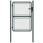 VIDAXL Portillon Acier 100 x 150 cm Vert