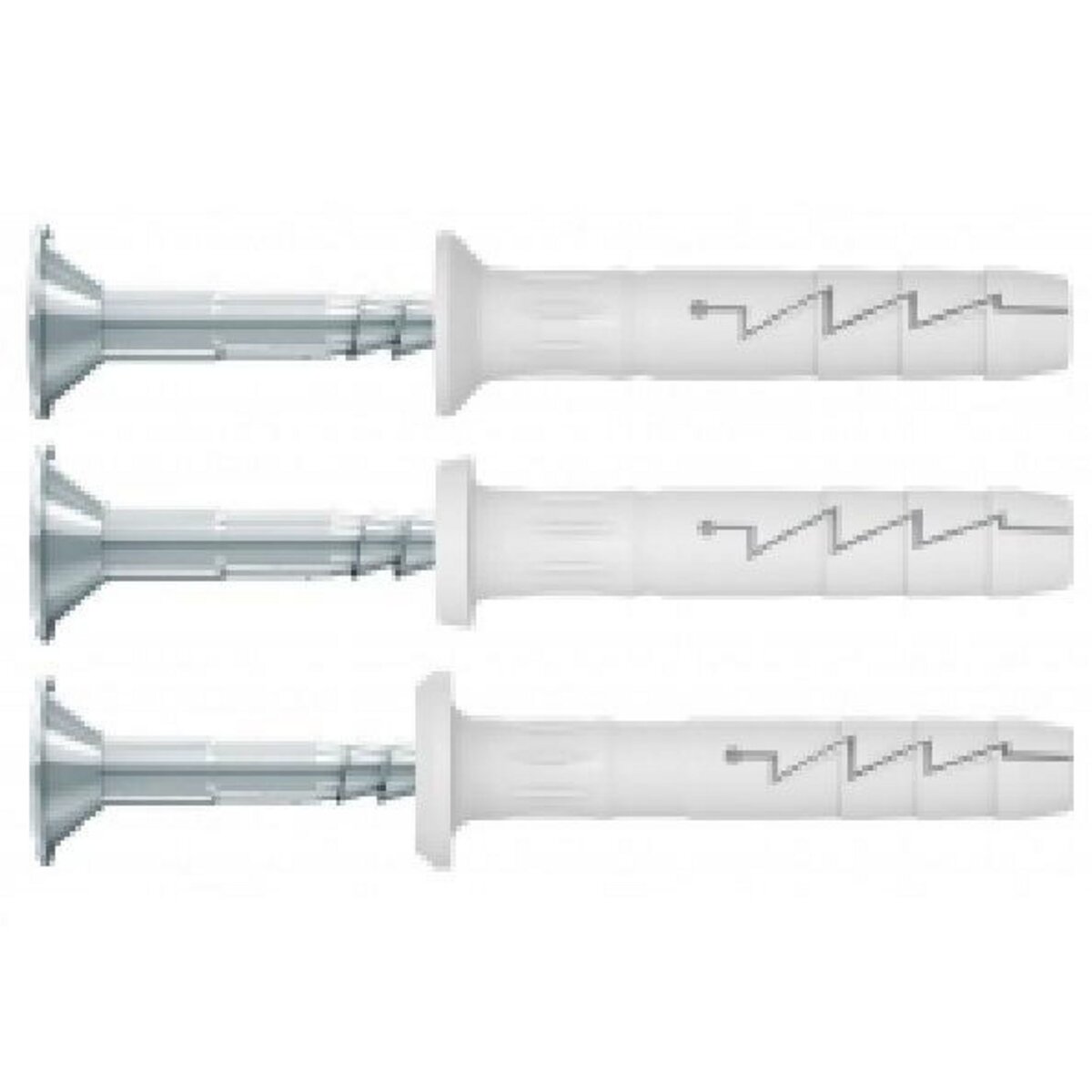 RAWL Chevilles clous-vis nylon FX-N-08L060 Ø 8 x 60 mm