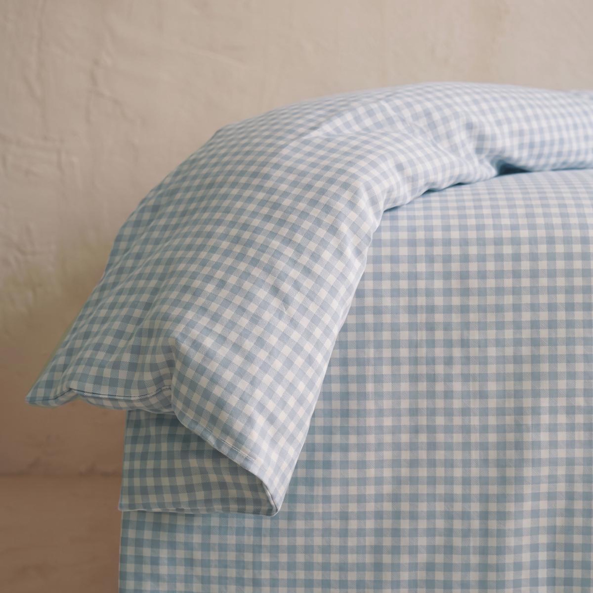 Voir la diapositive 5 : DODO Pack housse de couette + taie(s) d'oreiller coton vichy