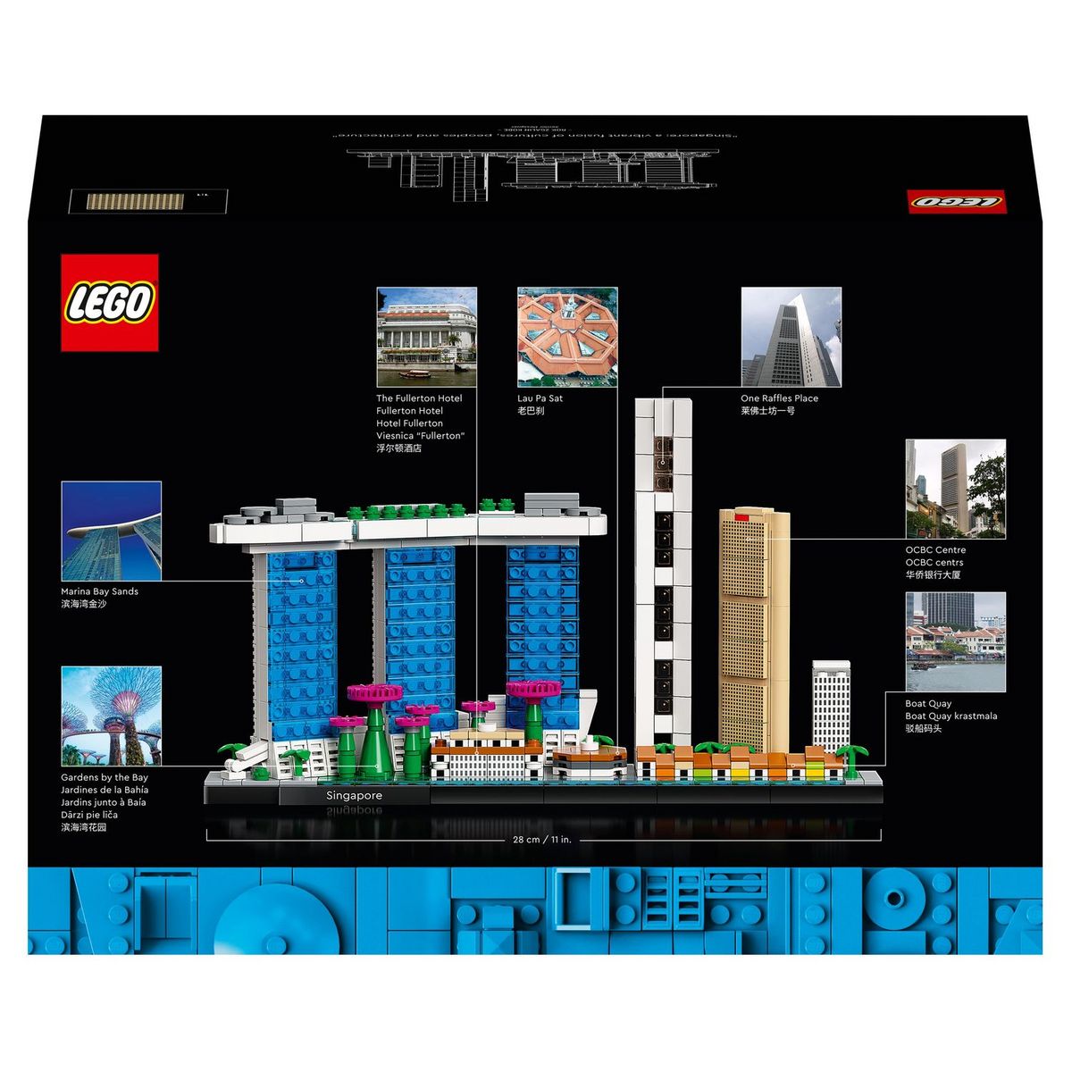 LEGO Architecture 21057 Singapour, Maquette à Construire, Set pour Adultes