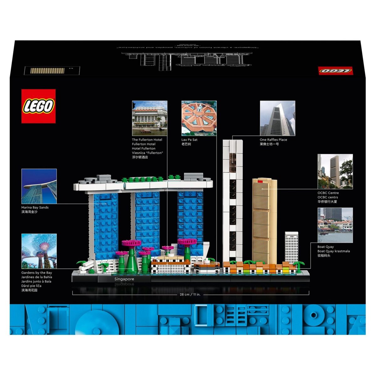 LEGO Architecture 21057 Singapour, Maquette à Construire, Set pour Adultes