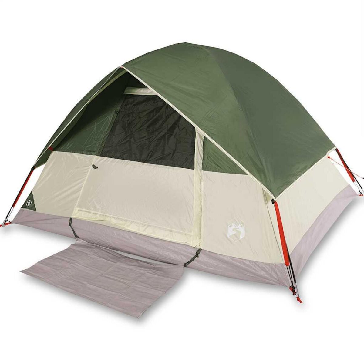 VIDAXL Tente de camping a dome 3 personne vert impermeable