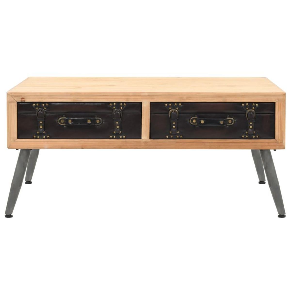 VIDAXL Table basse Bois massif de sapin 115x55x50 cm