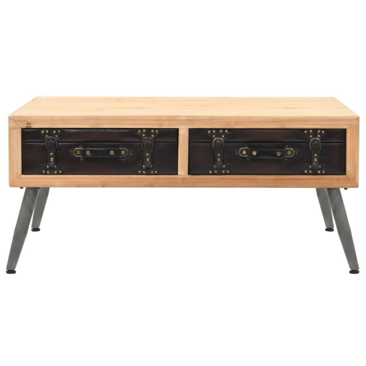 VIDAXL Table basse Bois massif de sapin 115x55x50 cm