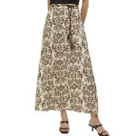 Vero Moda Jupe Ecru/Kaki Femme Vero Moda Imma. Coloris disponibles : Beige