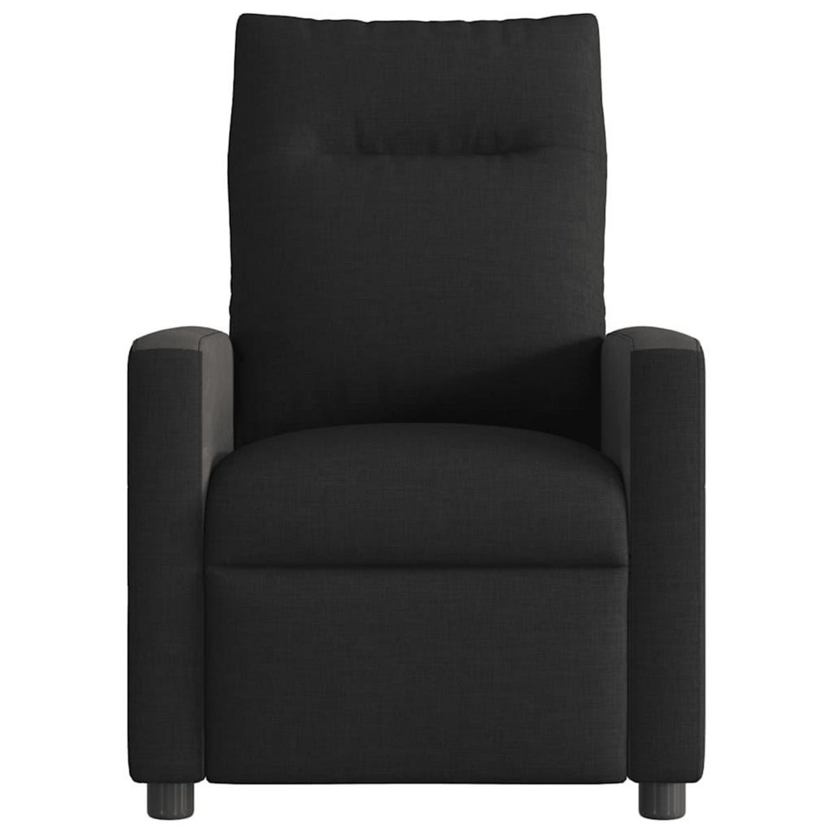 VIDAXL Fauteuil de massage inclinable electrique Noir Tissu
