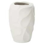 Paris Prix Vase Design en Argile  Mirena  32cm Blanc