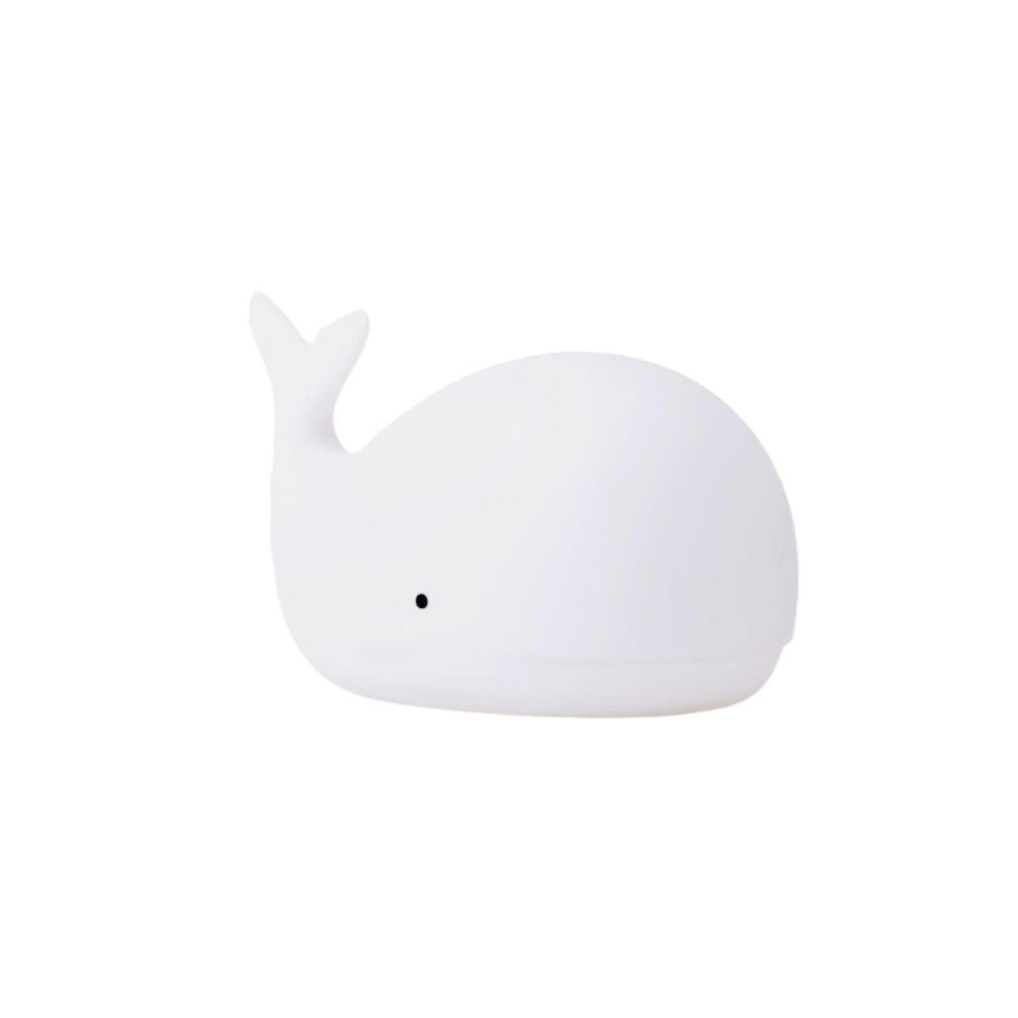 ELINELI Veilleuse bébé baleine blanche