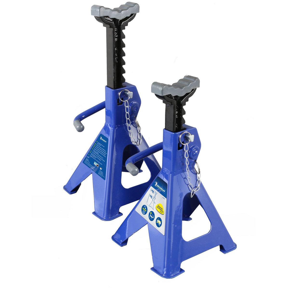 MICHELIN Jeu de 2 chandelles à crémaillères - 2 tonnes