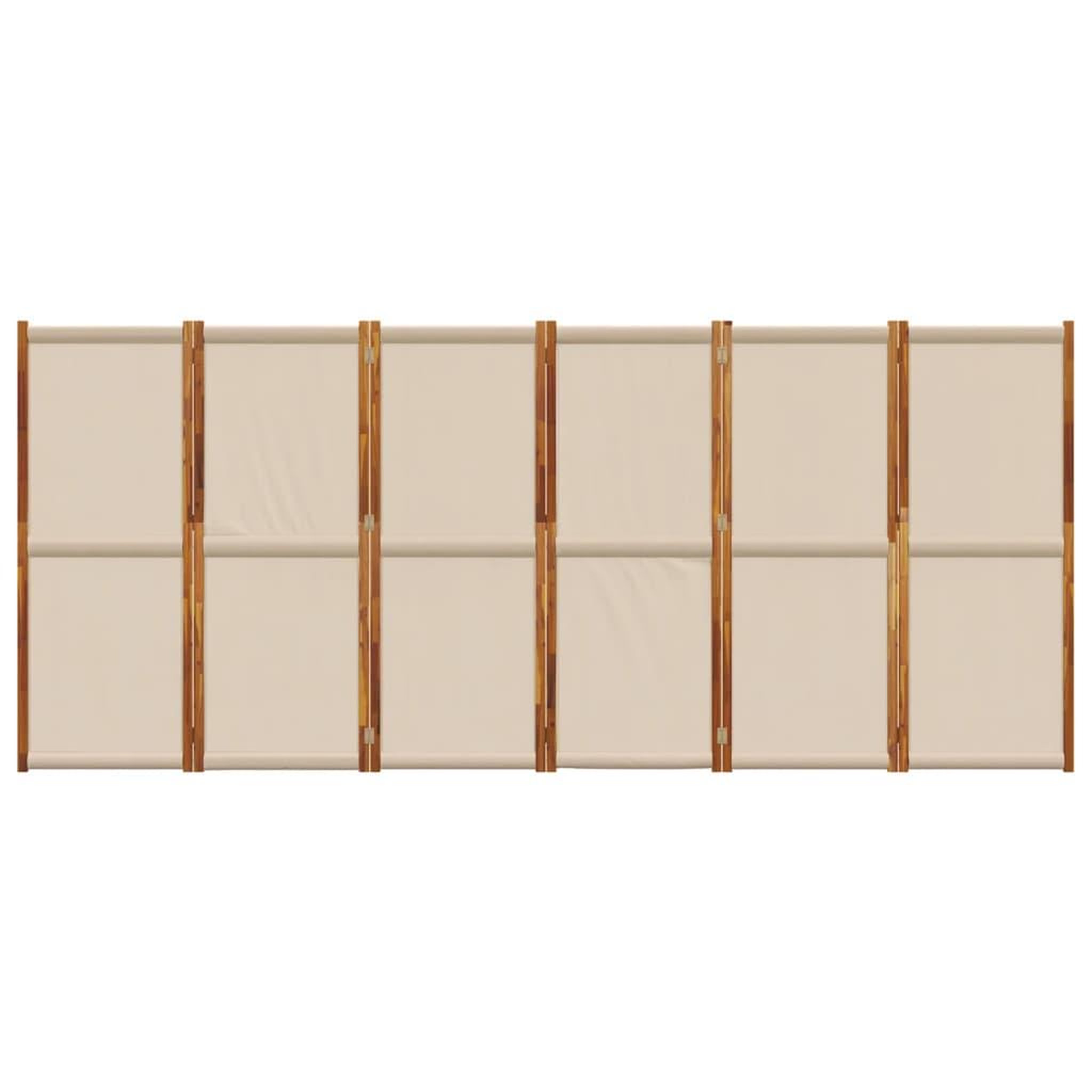 Voir la diapositive 4 : VIDAXL Cloison de separation 6 panneaux taupe 420x180 cm